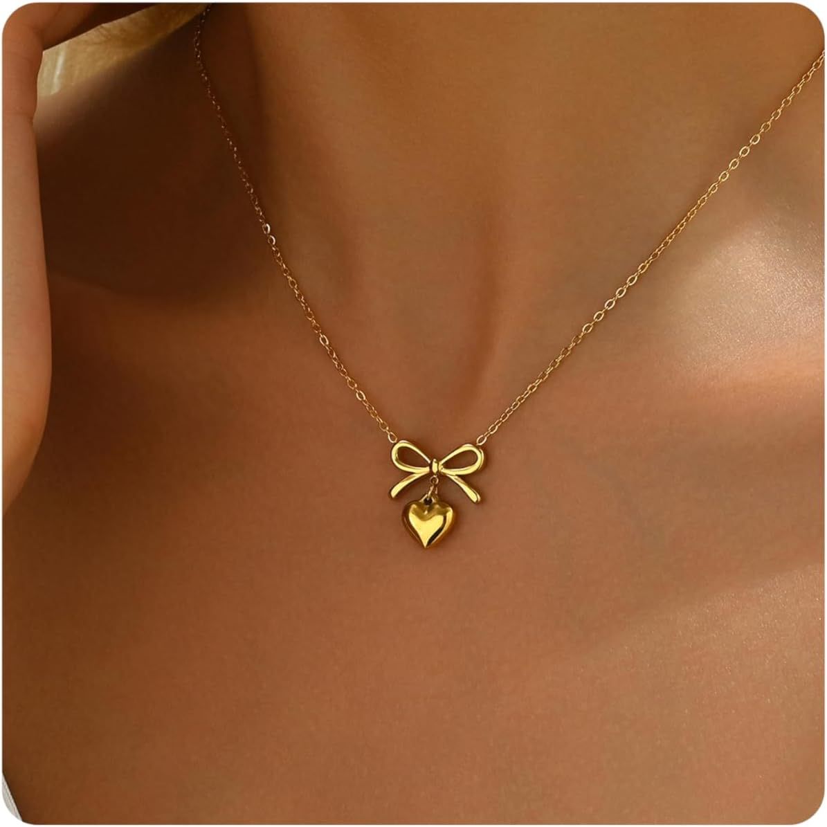 Exquisite Titanium Steel Necklace Anti-Fading Gold-Plated Also Available in Different Styles